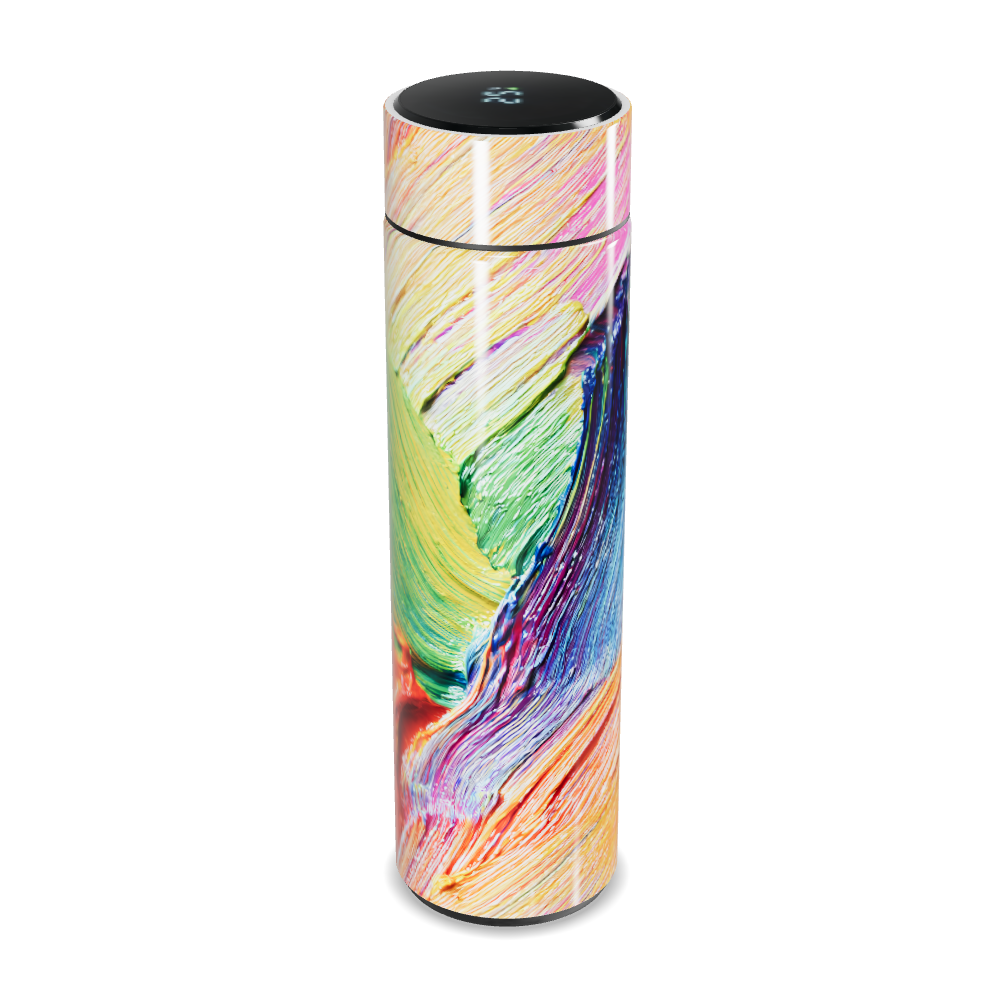 Garrafa Térmica Touch - Colorida com Display LED