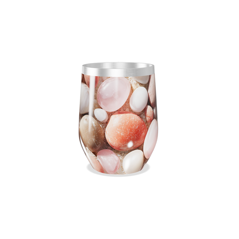 Copo Térmico Slim - Design Pedras Coloridas