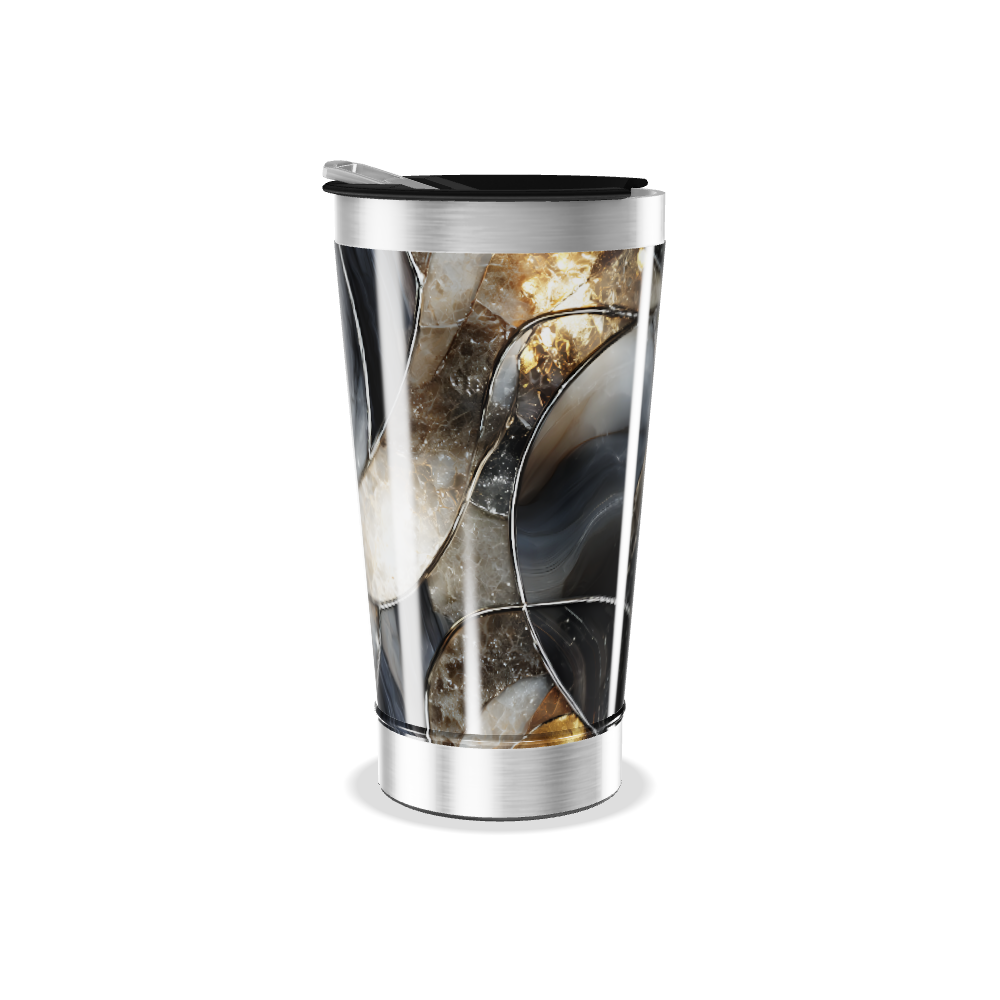 Copo Térmico - Vidro Colorido