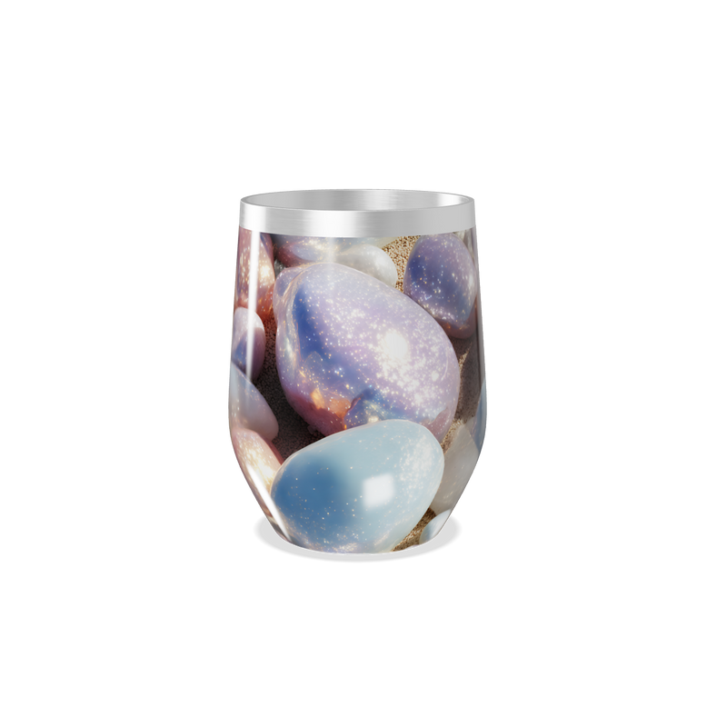 Copo Térmico Slim - Pedras Galácticas Coloridas