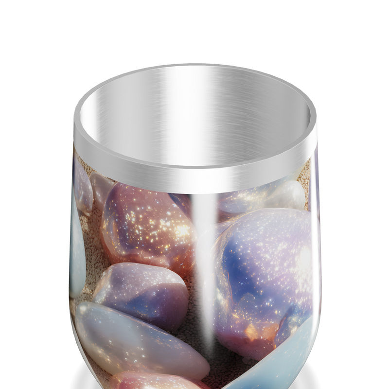 Copo Térmico Slim - Pedras Galácticas Coloridas