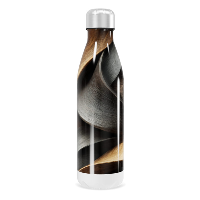 Garrafa Inox - Estampa Espiral Colorida