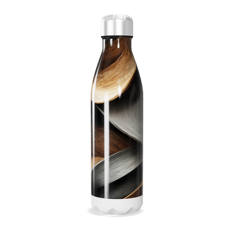 Garrafa Inox - Estampa Espiral Colorida