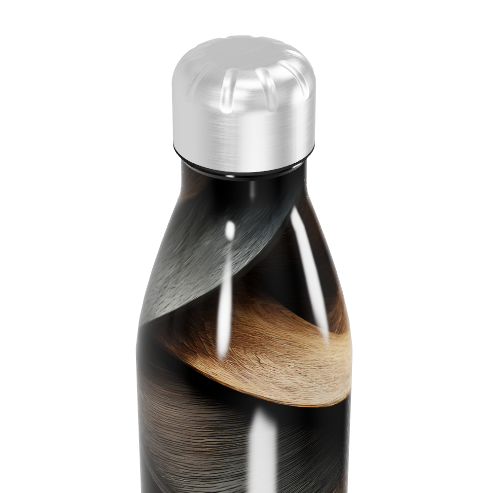 Garrafa Inox - Estampa Espiral Colorida