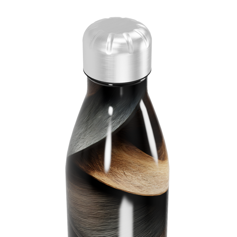 Garrafa Inox - Estampa Espiral Colorida