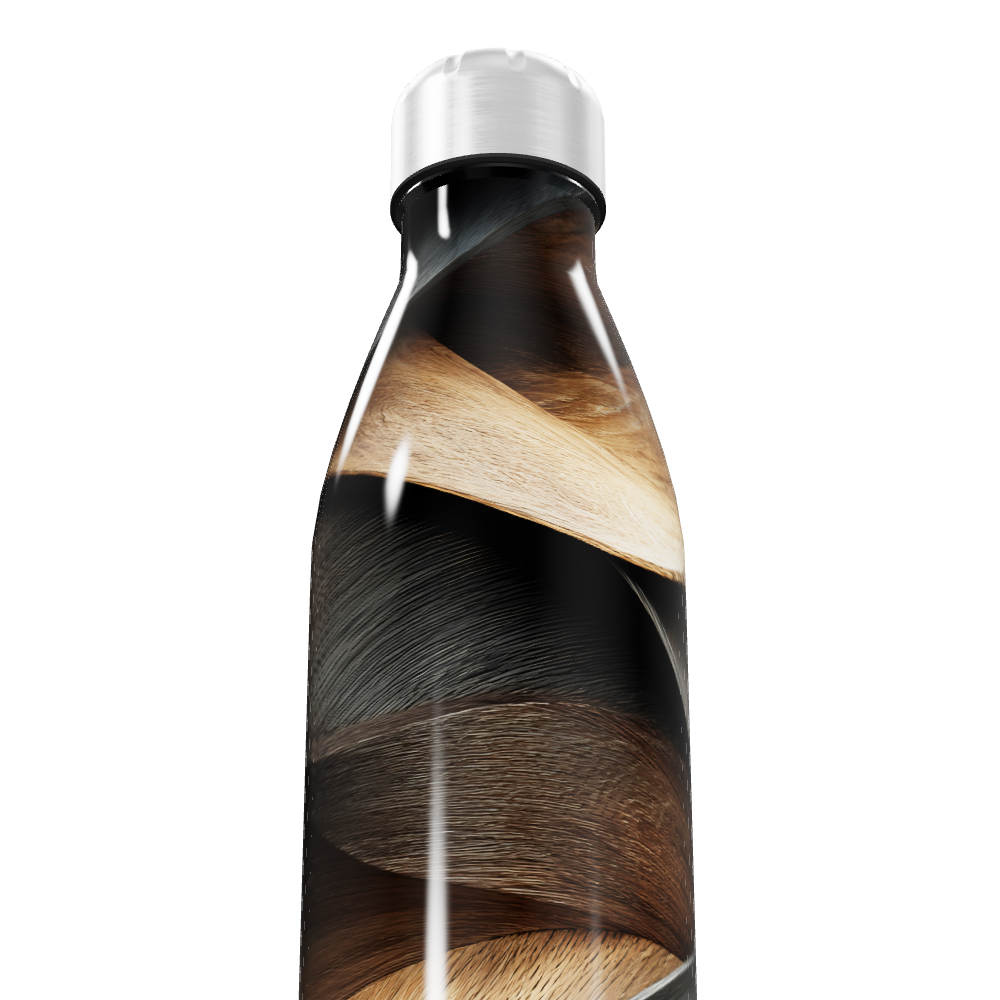 Garrafa Inox - Estampa Espiral Colorida