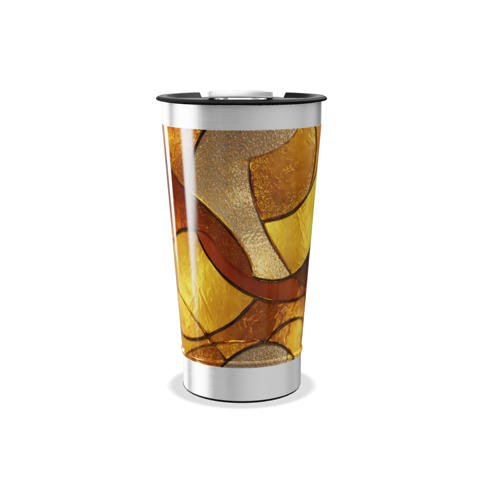 Copo Térmico - Estampa Vitral Colorido