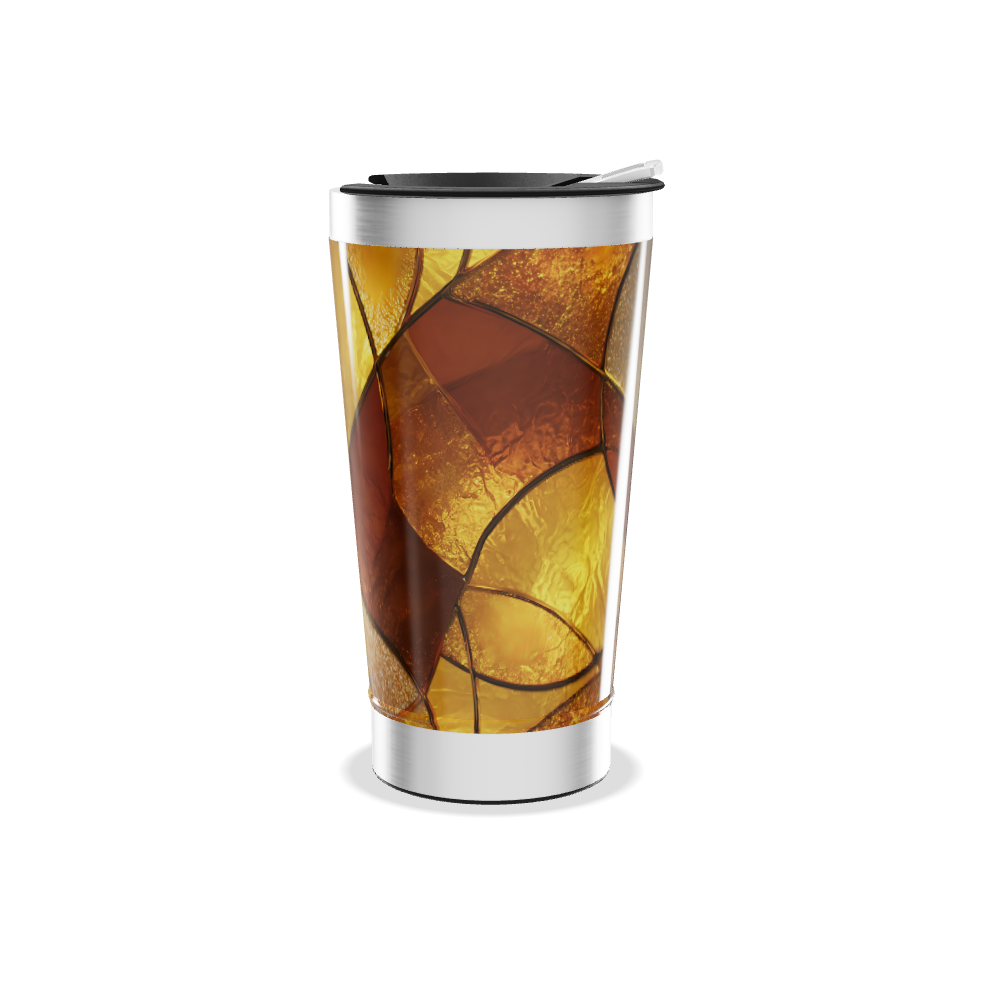 Copo Térmico - Estampa Vitral Colorido