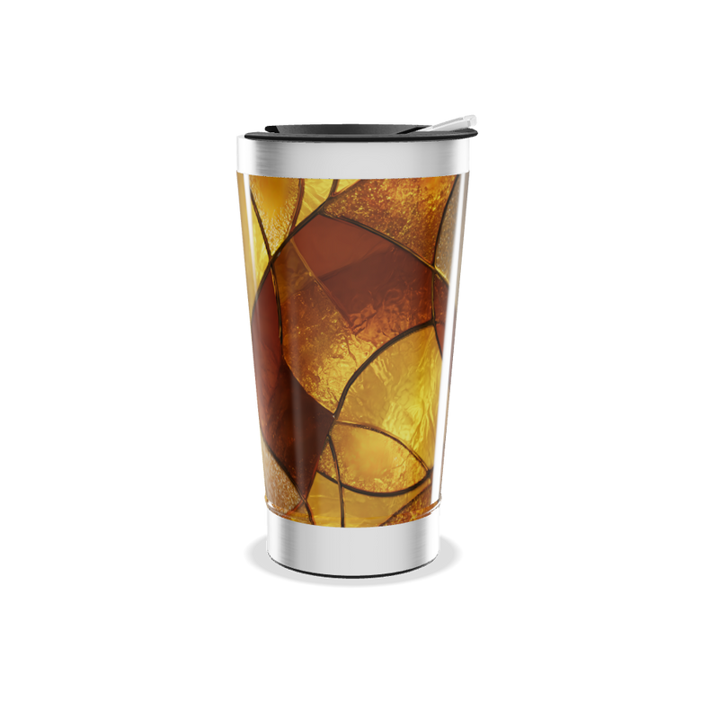 Copo Térmico - Estampa Vitral Colorido