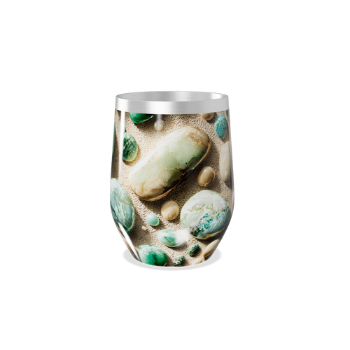 Copo Térmico Slim - Estampa Pedras Coloridas