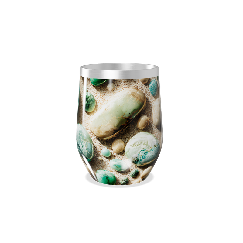 Copo Térmico Slim - Estampa Pedras Coloridas