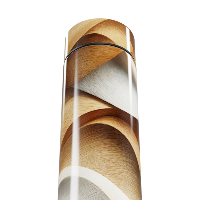 Garrafa Térmica Touch - Design Madeira Moderno