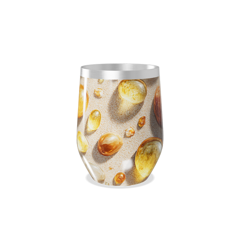 Copo Térmico Slim - Estampa Pedras Decorativas