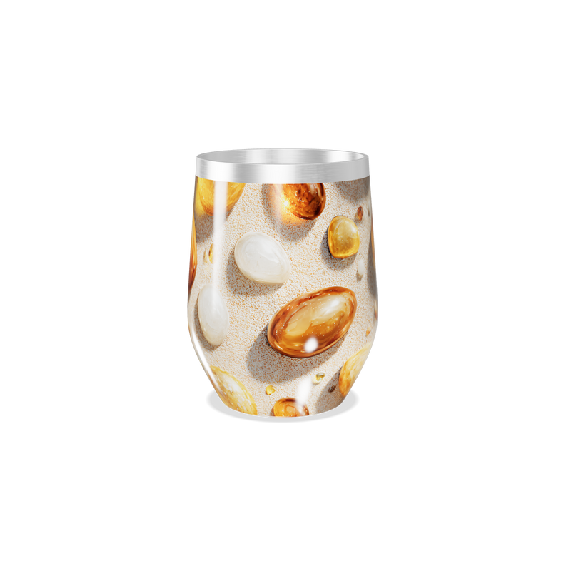 Copo Térmico Slim - Estampa Pedras Decorativas