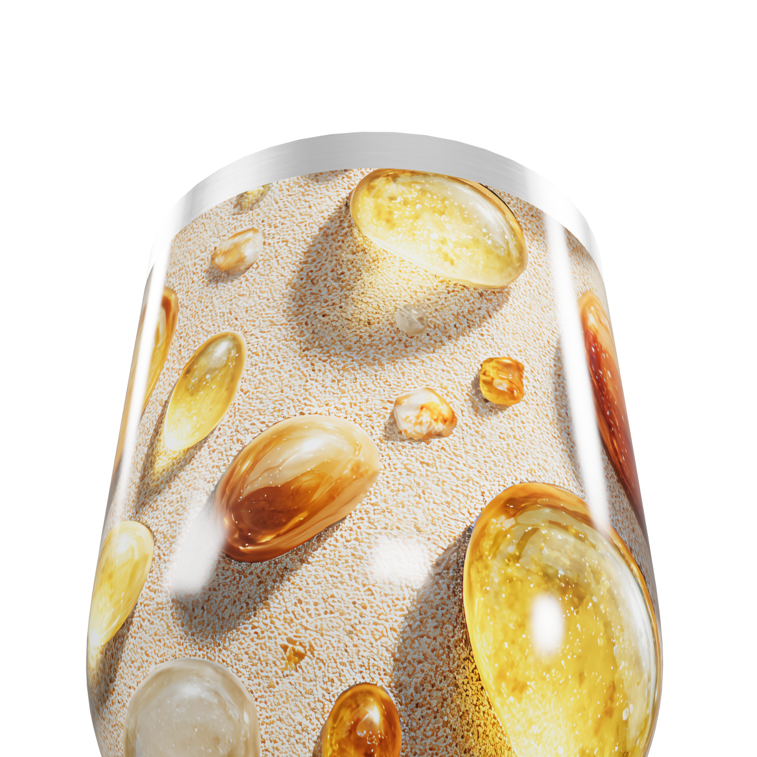 Copo Térmico Slim - Estampa Pedras Decorativas