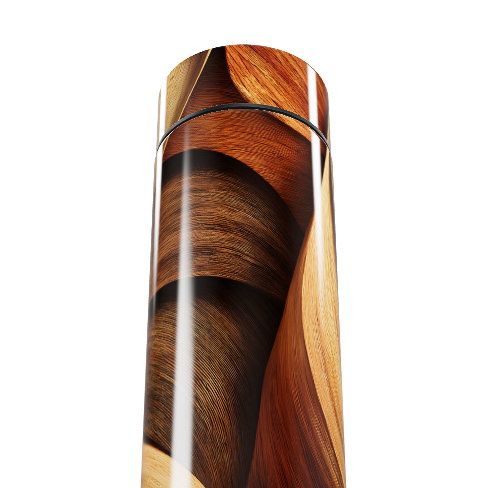 Garrafa Térmica Touch - Estampa Madeira