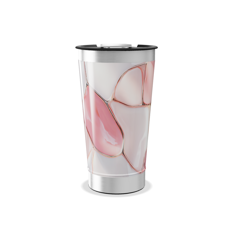 Copo Térmico - Rosa Marmorizado