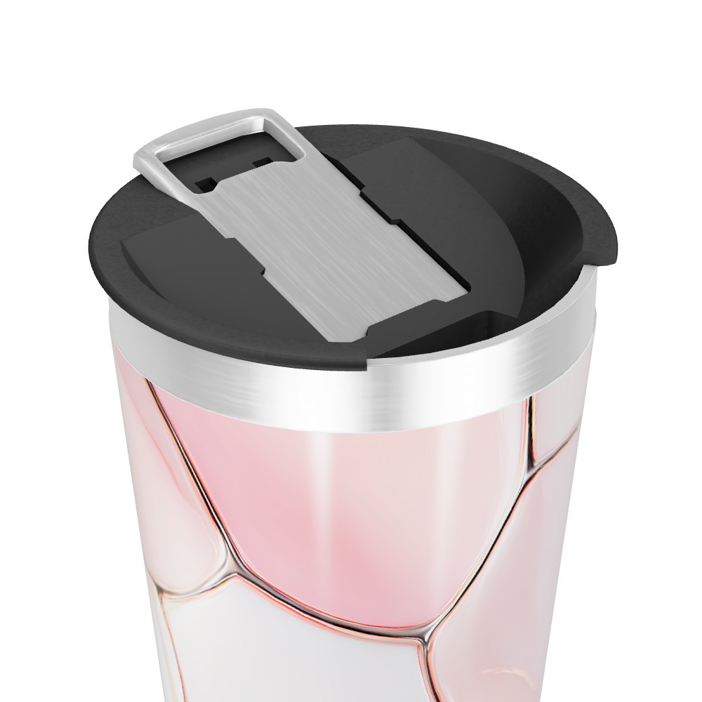 Copo Térmico - Rosa Marmorizado