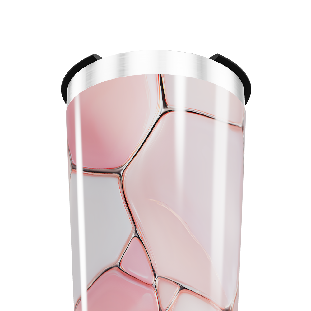 Copo Térmico - Rosa Marmorizado