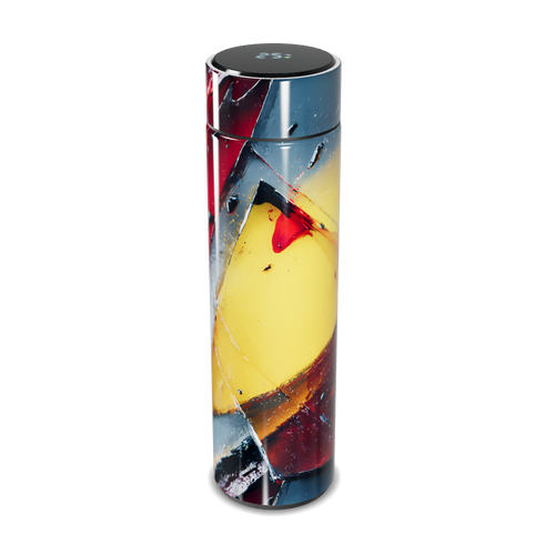 Garrafa Térmica Touch - Estampa Colorida Abstrata