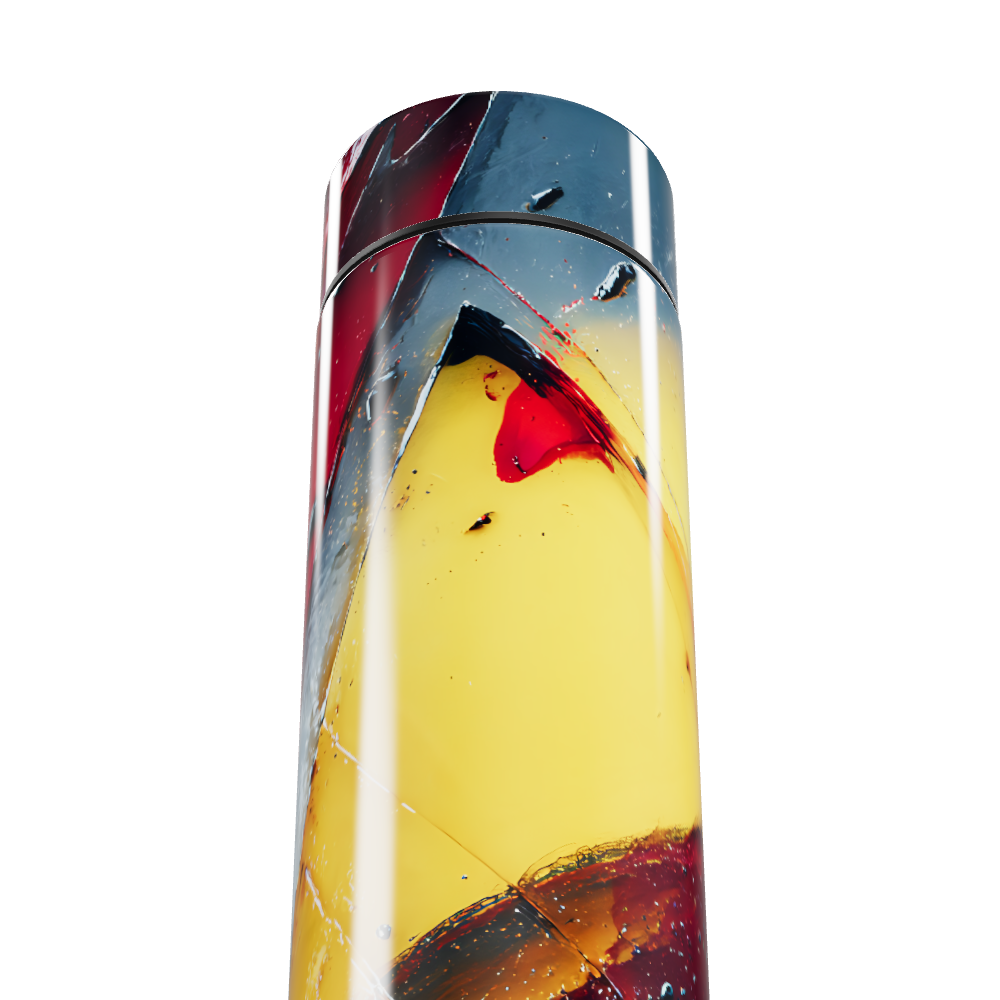 Garrafa Térmica Touch - Estampa Colorida Abstrata