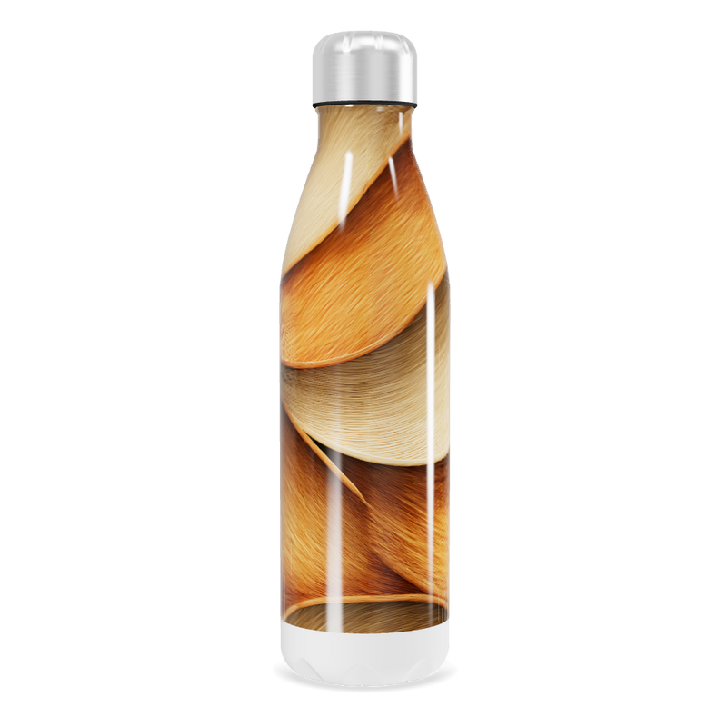 Garrafa Inox - Estampa Madeira 500ml