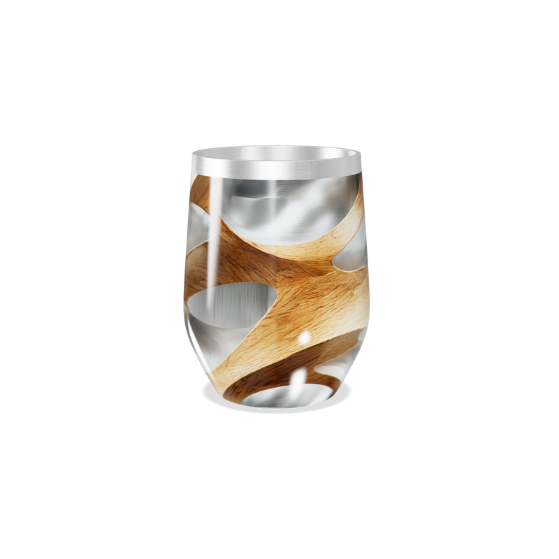 Copo Térmico Slim - Madeira e Aço Inox