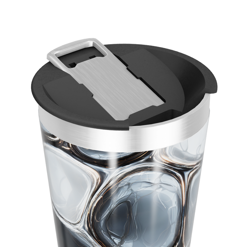 Copo Térmico - Estampa Abstrata Cinza