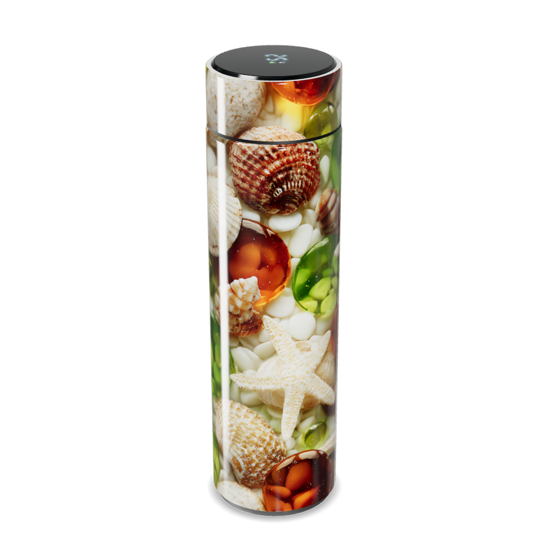 Garrafa Térmica Touch - Decorada com Conchas