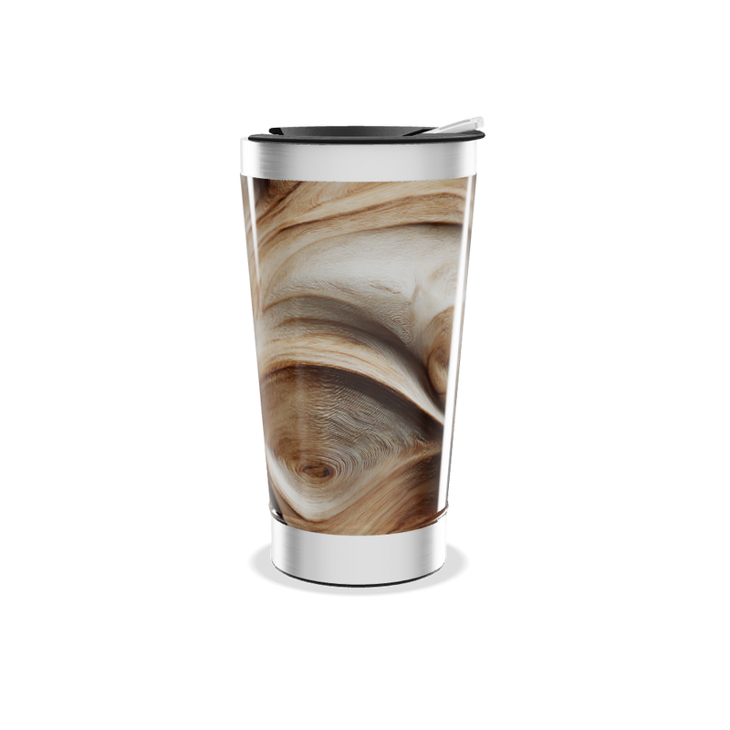 Copo Térmico - Estampa Mármore Marrom
