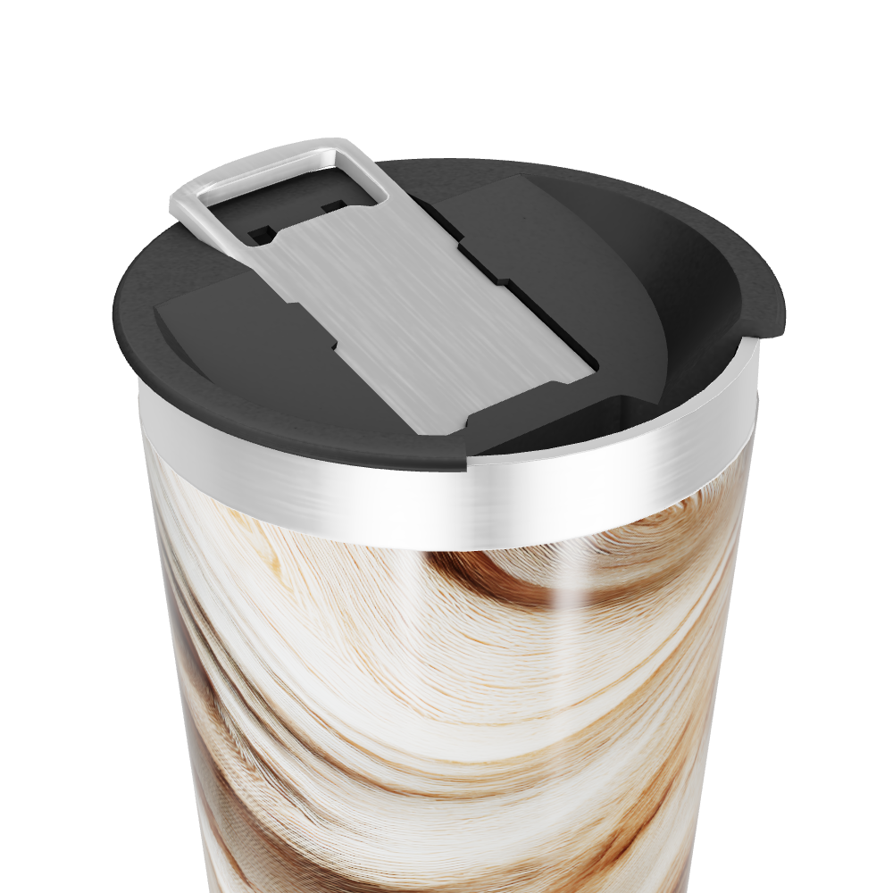 Copo Térmico - Estampa Mármore Marrom