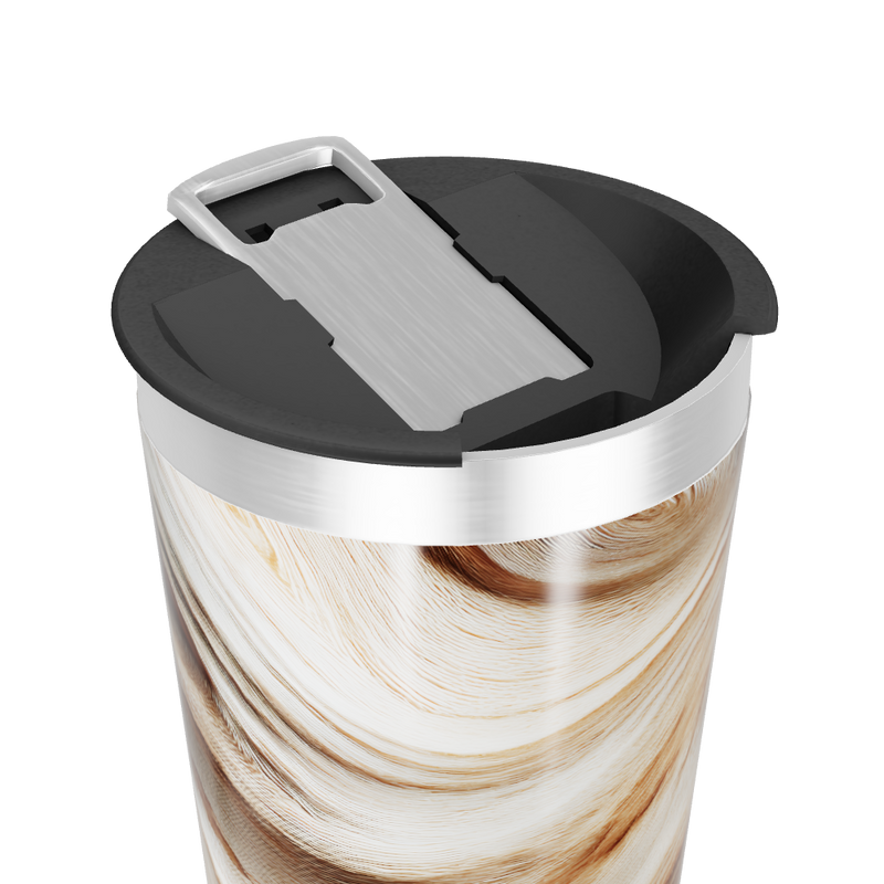 Copo Térmico - Estampa Mármore Marrom