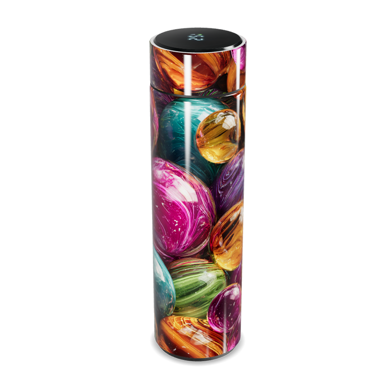 Garrafa Térmica Touch - Colorida com Estampa Vidro