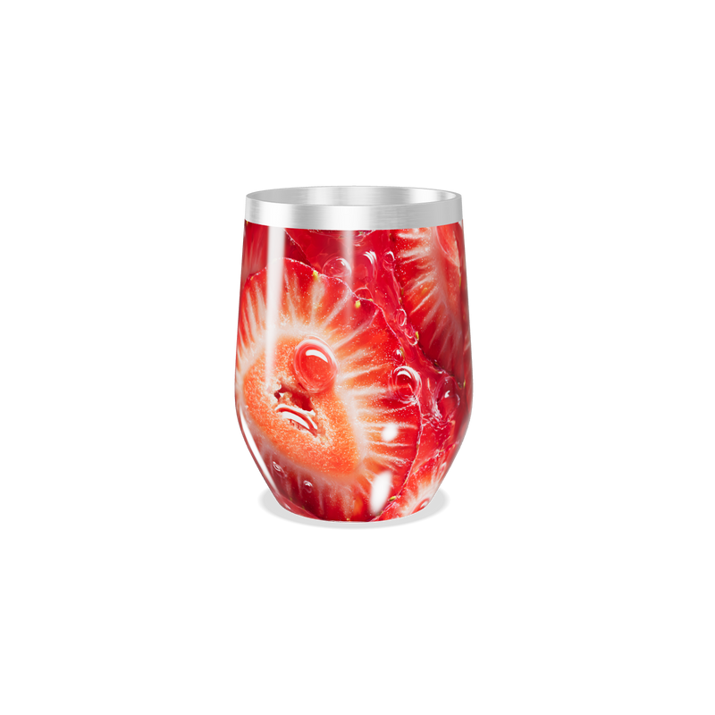 Copo Térmico Slim - Estampa Morangos