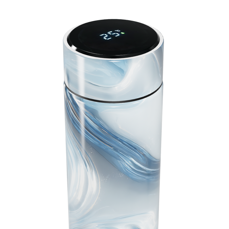 Garrafa Térmica Touch - Mármore Azul