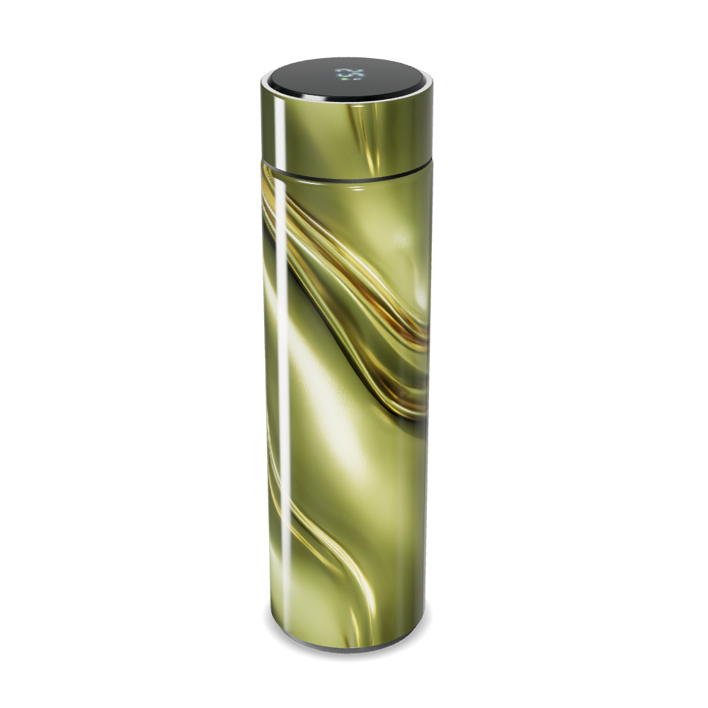 Garrafa Térmica Touch - Verde Marmorizada Inox