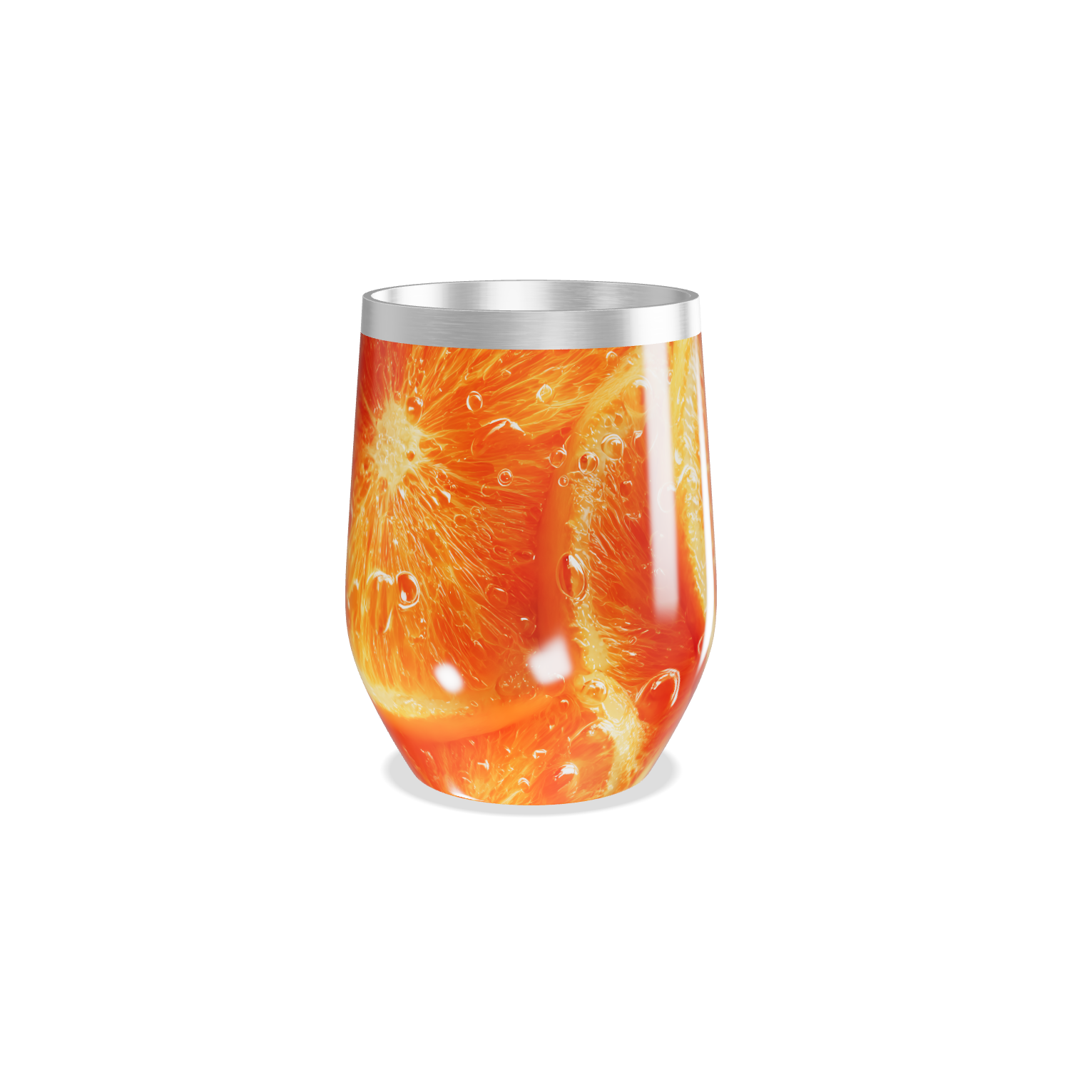 Copo Térmico Slim - Estampa Laranja Frutas