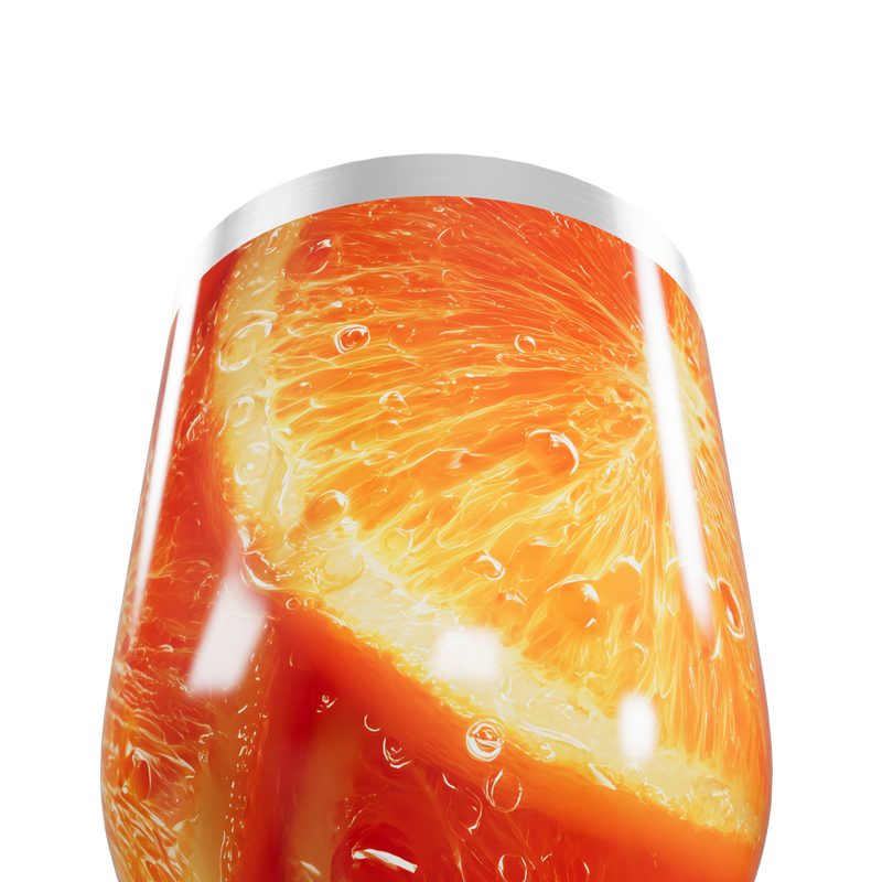 Copo Térmico Slim - Estampa Laranja Frutas