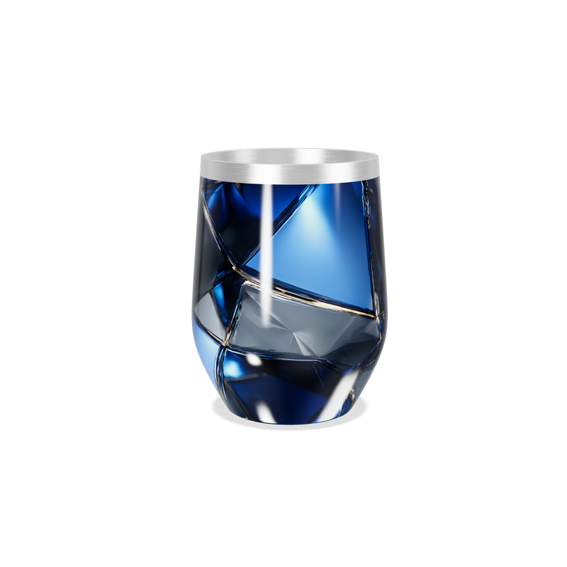 Copo Térmico Slim - Azul Vidro Facetado