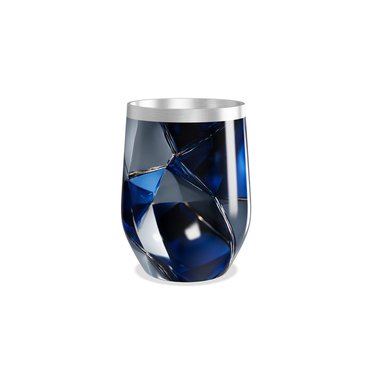 Copo Térmico Slim - Azul Vidro Facetado