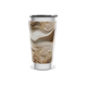 Copo Térmico - Mármore Marrom Aço Inox