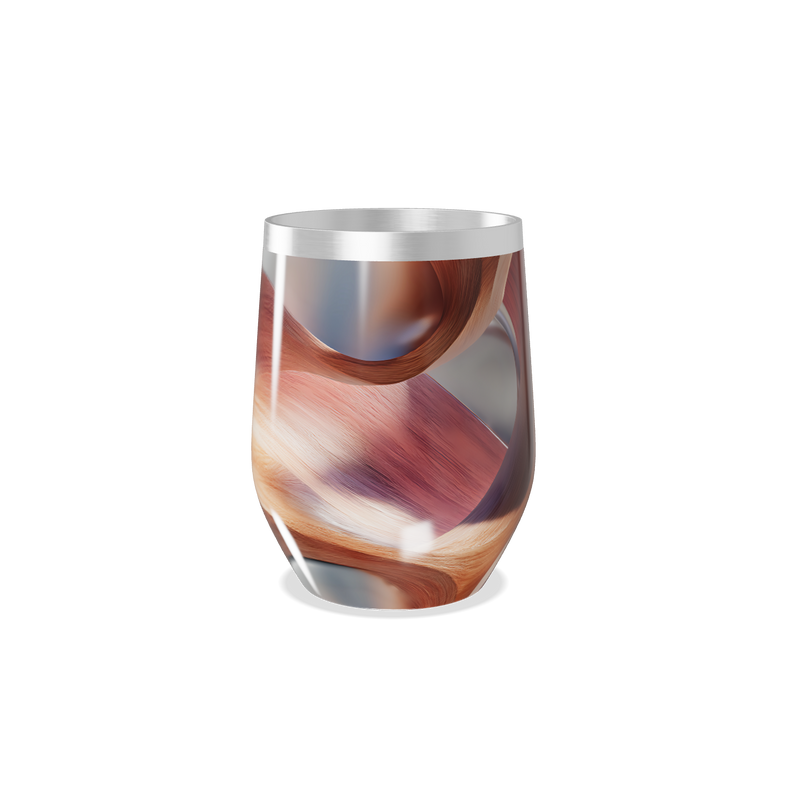 Copo Térmico Slim - Abstrato Colorido Inox