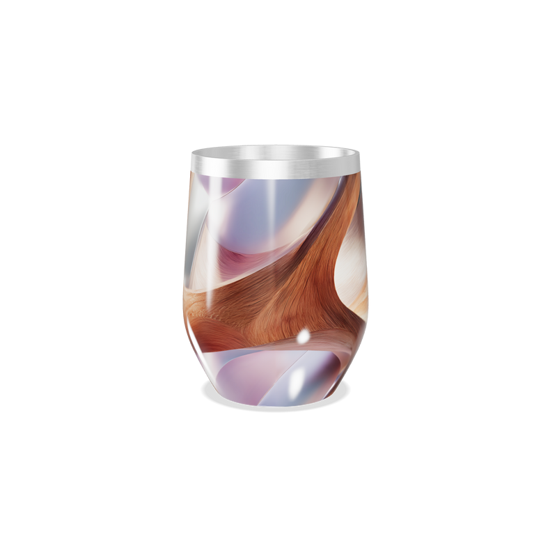 Copo Térmico Slim - Abstrato Colorido Inox