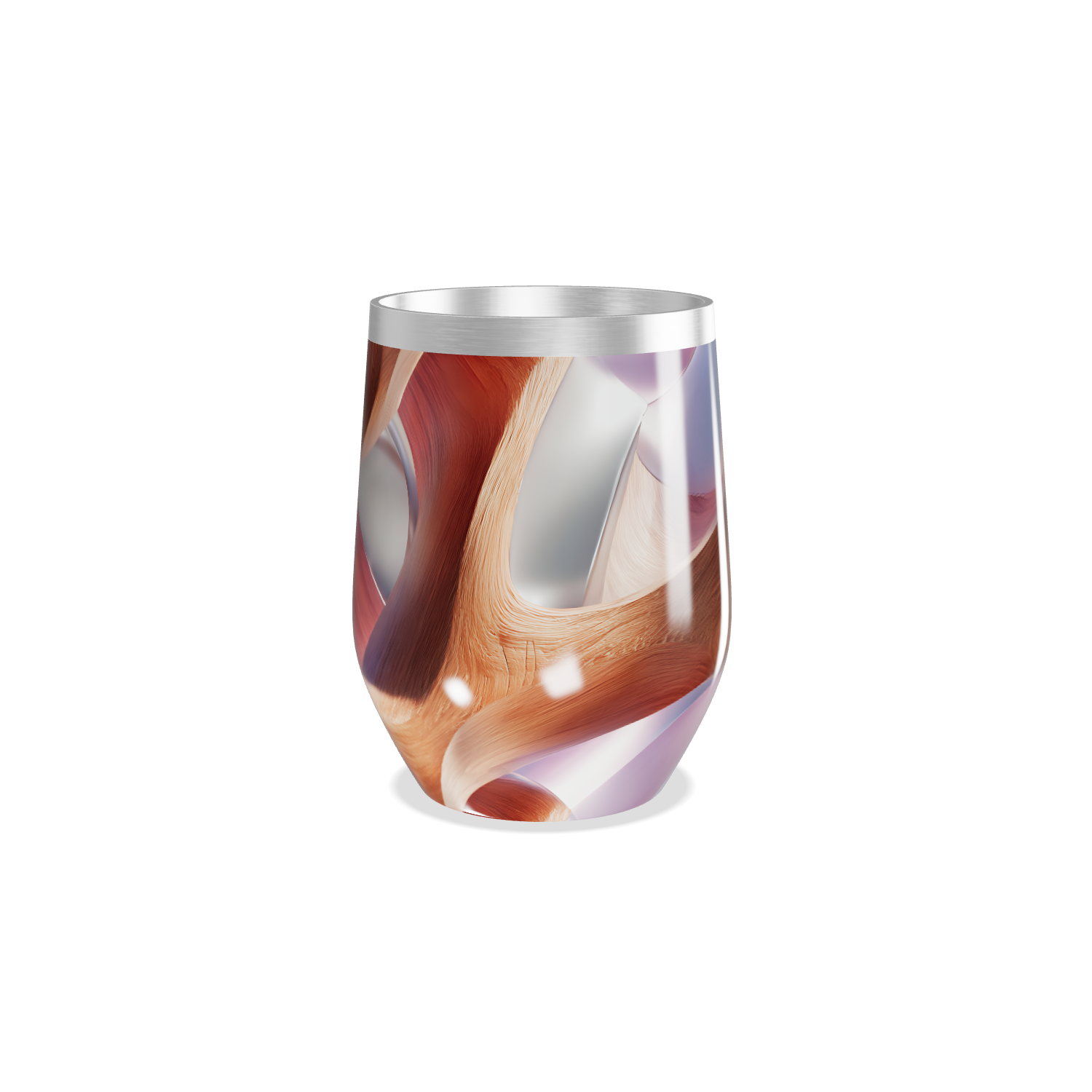 Copo Térmico Slim - Abstrato Colorido Inox