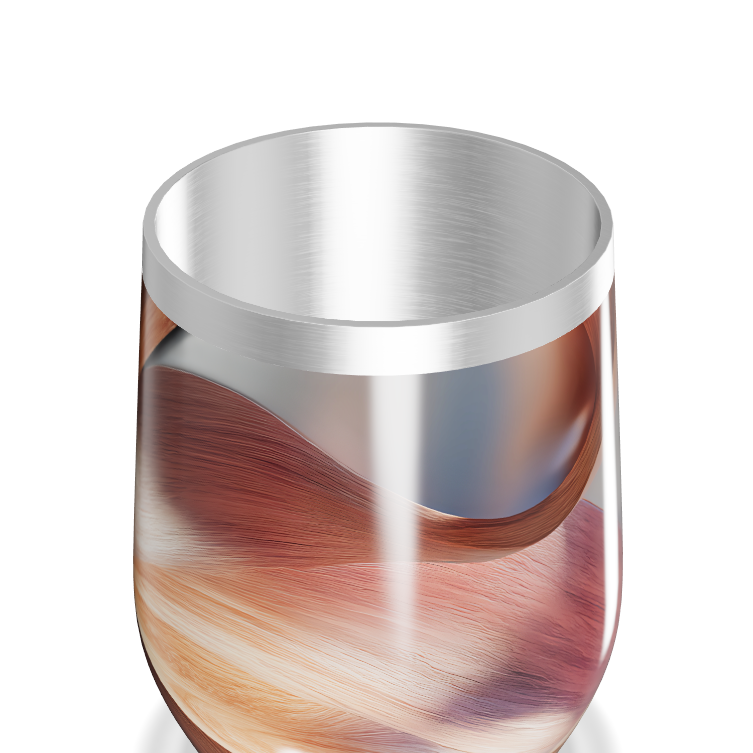 Copo Térmico Slim - Abstrato Colorido Inox