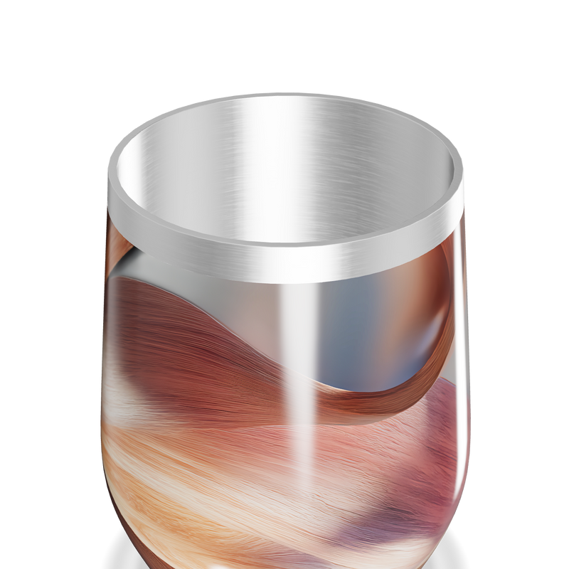 Copo Térmico Slim - Abstrato Colorido Inox