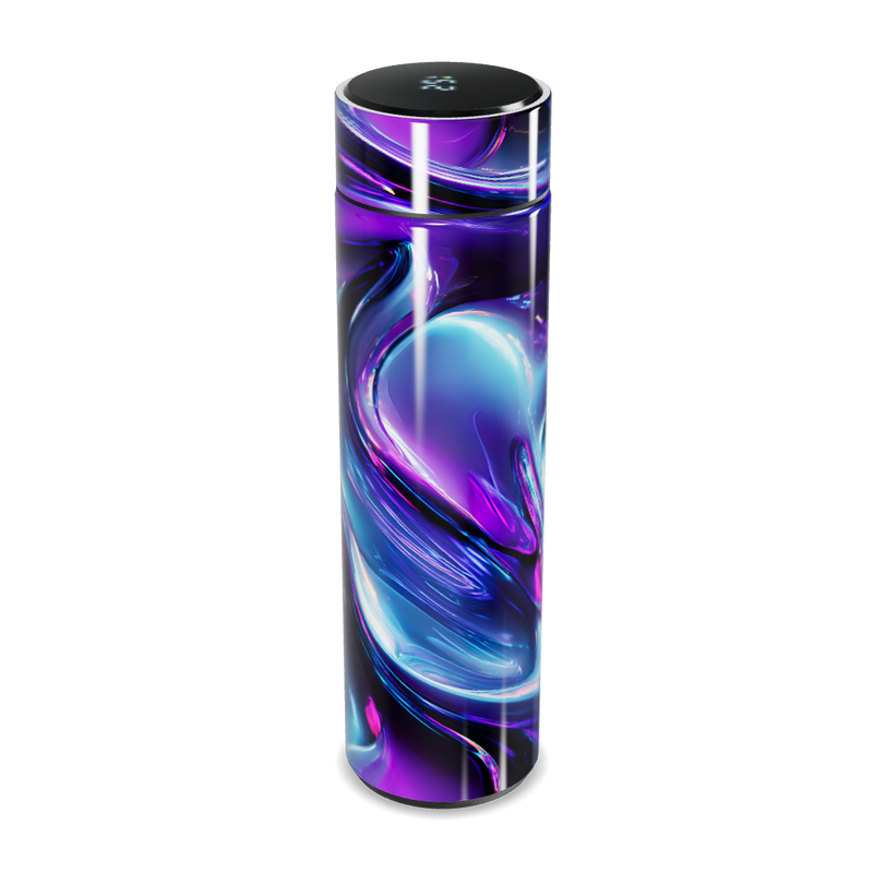 Garrafa Térmica Touch - Estampa Neon Aço Inox