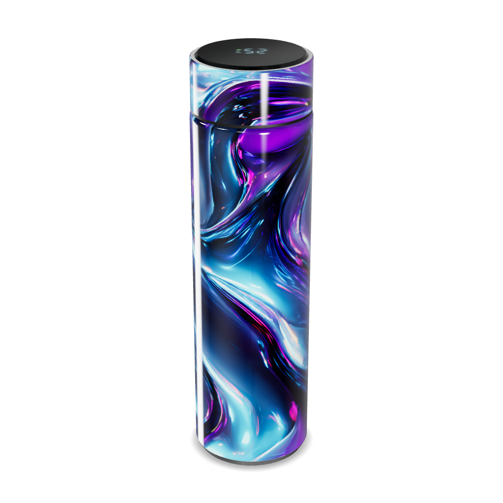 Garrafa Térmica Touch - Estampa Neon Aço Inox