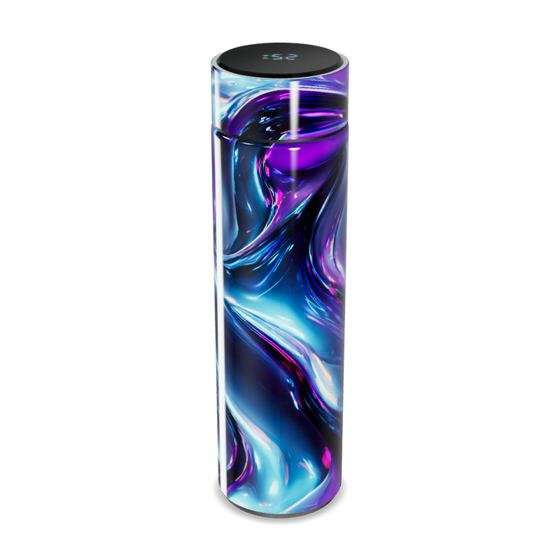 Garrafa Térmica Touch - Estampa Neon Aço Inox