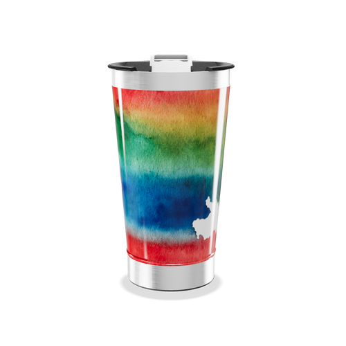 Copo Térmico - Estampa Arco-Íris
